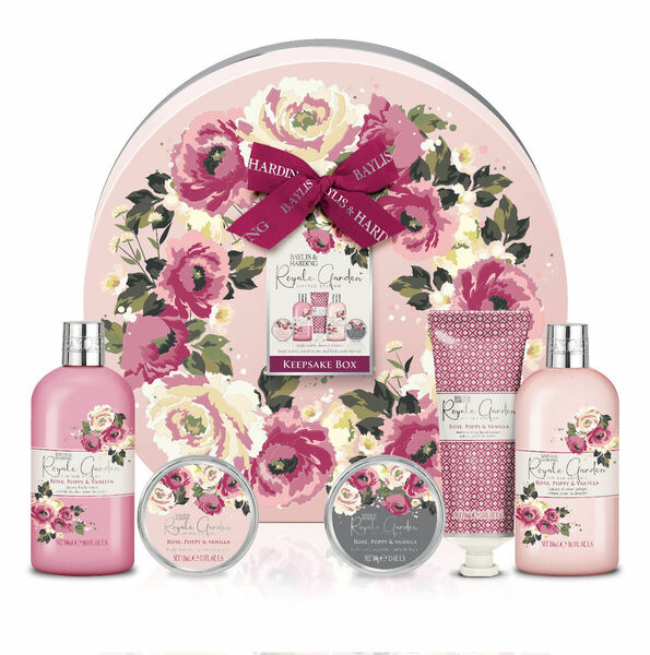 Baylis & Harding Velká dárková sada péče o tělo růže, vlčí mák & vanilka 5 ks porovnat ceny