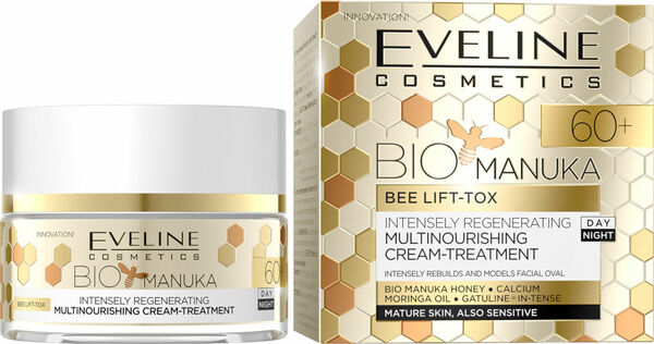 Eveline Cosmetics  Eveline BioMANUKA Denní a noční krém 60+ 50ml porovnat ceny