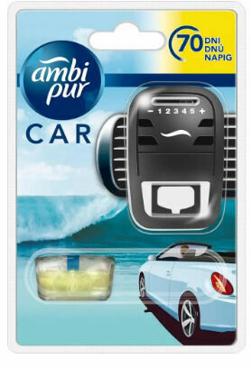 Ambi Pur  AmbiPur Car strojek + Ocean Mist 7ml porovnat ceny