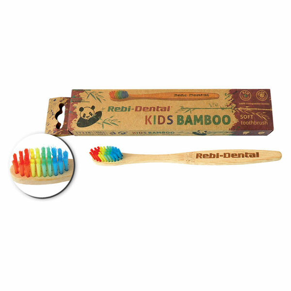 REBI DENTAL Zubní kartáček M64 kids bamboo měkký 1 ks porovnat ceny