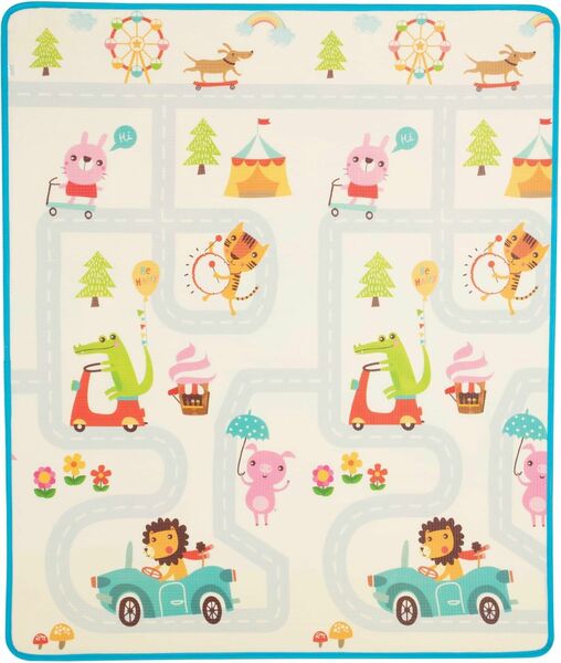 ZOPA Pěnová podložka Play, Cirkus/Cesta 200x180cm porovnat ceny