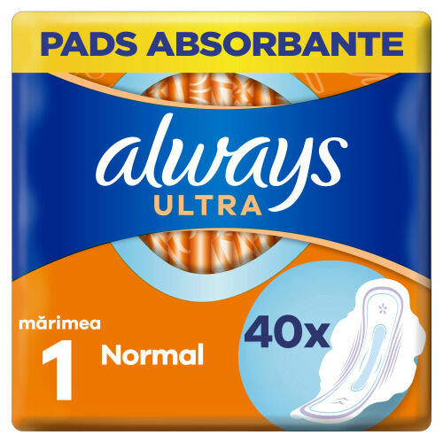 Always Ultra Hygienické vložky Normal s křidélky 40ks porovnat ceny