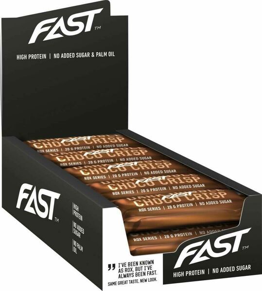 Fast Rox Proteinová Tyčinka Dark Chocolate Crisp - Box 15 kusů porovnat ceny
