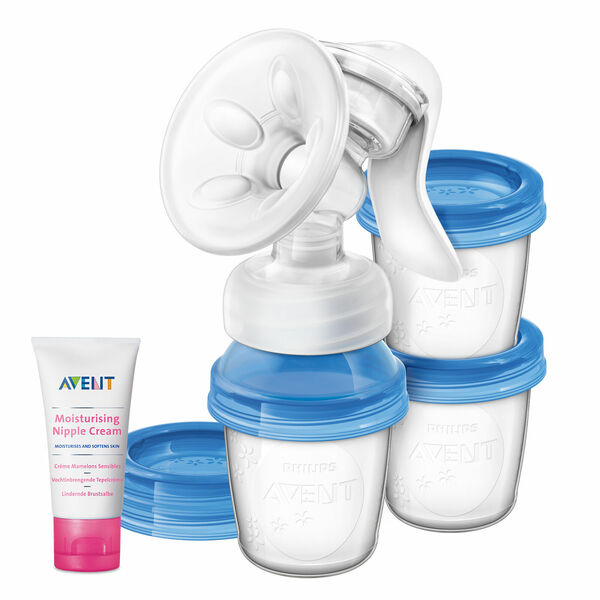 Philips Avent Odsávačka mateřského mléka Natural s VIA systémem + Krém na bradavky 30ml porovnat ceny
