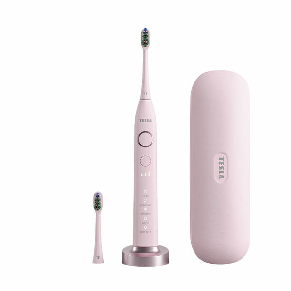 TESLA Toothbrush Sonic TS400 elektrický sonický zubní kartáček růžový porovnat ceny