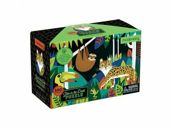 Mudpuppy Svíticí puzzle, Deštný prales 100ks porovnat ceny