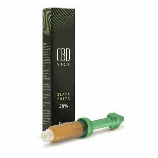CBD VINCIT zlatá pasta 30 % 30 % 5 ml porovnat ceny
