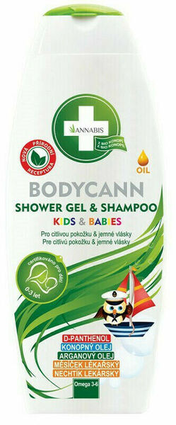 Annabis  Bodycann přírodní dětský sprch.gel - šampon 250ml porovnat ceny