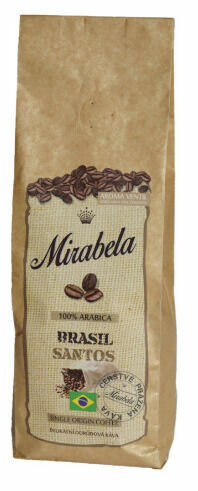Mirabela čerstvá káva Brasilia Santos 225g porovnat ceny