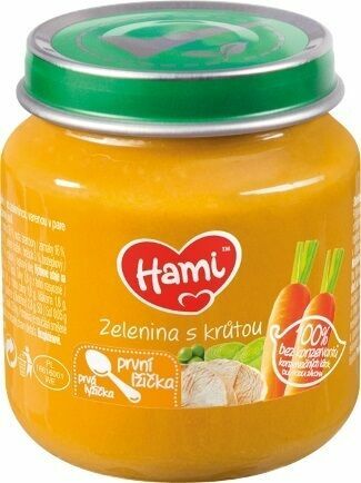 Hami příkrm Zelenina s krůtou první lžička 125g porovnat ceny