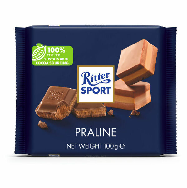 RITTER SPORT Nugát mléčná čokoláda 100 g porovnat ceny