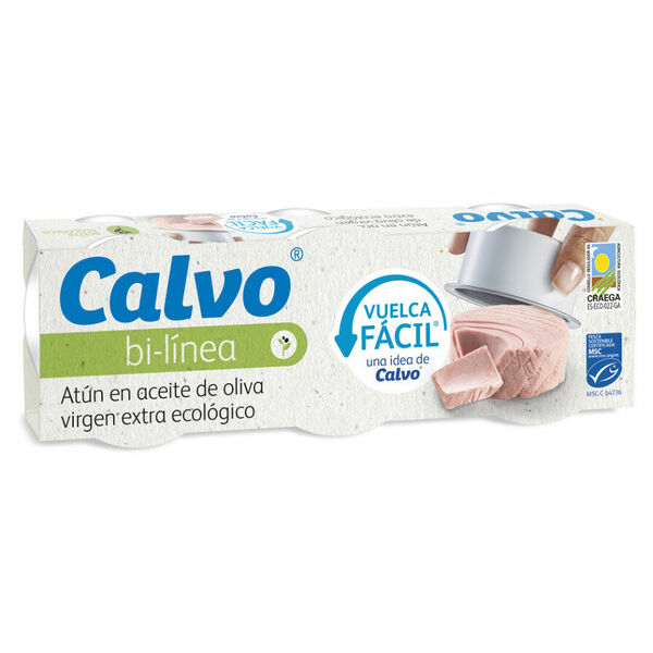 CALVO Tuňák v BIO extra panenském olivovém oleji 3 x 65 g porovnat ceny