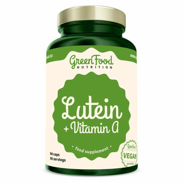 GREENFOOD NUTRITION Lutein a Vitamin A 90 kapslí porovnat ceny