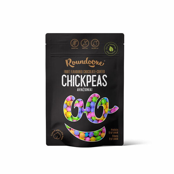 Roundooze Pražená cizrna v čokoládě s ovocnou příchutí 150 g porovnat ceny