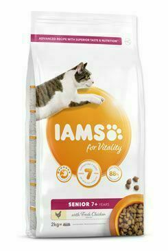 Iams Cat Senior Chicken 2kg porovnat ceny