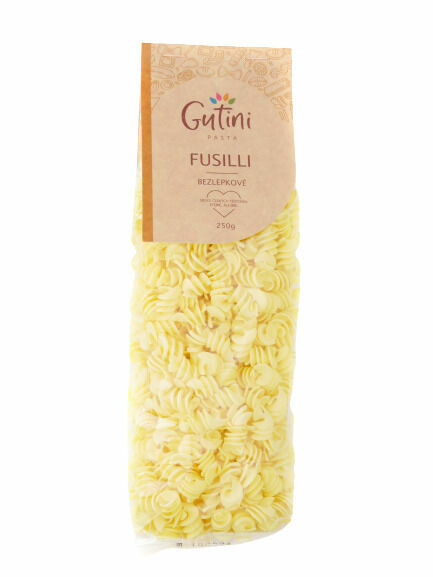 Gutini Fusilli bezlepkové těstoviny bez kukuřičné mouky 250 g porovnat ceny