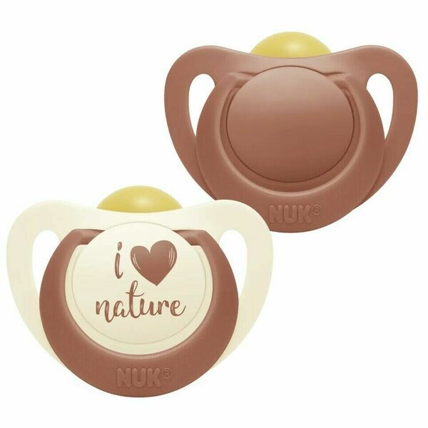 Nuk For Nature Dudlík Latex 6-18 Měsíců 2ks 734083 porovnat ceny