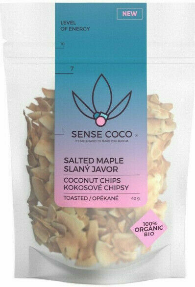 Sense Coco Bio kokosové chipsy slaný javor 40g porovnat ceny
