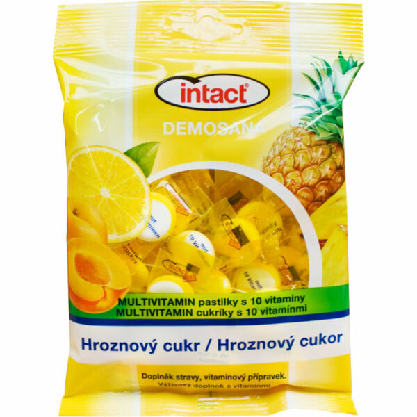 INTACT Demosana bonbóny z hroznového cukru s 10 vitamíny 500 g porovnat ceny