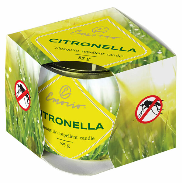 EMOCIO Dekor Citronella vonná svíčka sklo 70 x 62 mm 85 g 1 kus porovnat ceny
