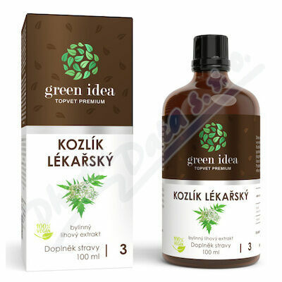 Green idea Kozlík lékařský bylinný extrakt 100ml porovnat ceny
