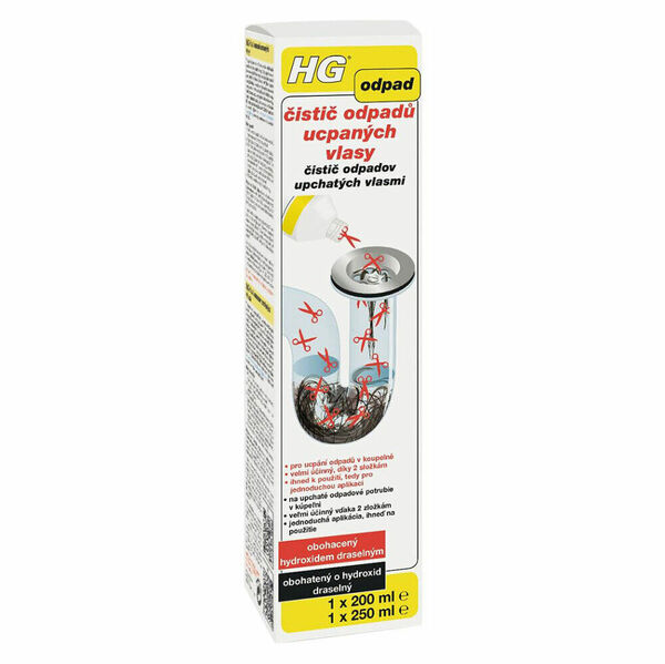 HG Čistič odpadů ucpaných vlasy 450 ml porovnat ceny