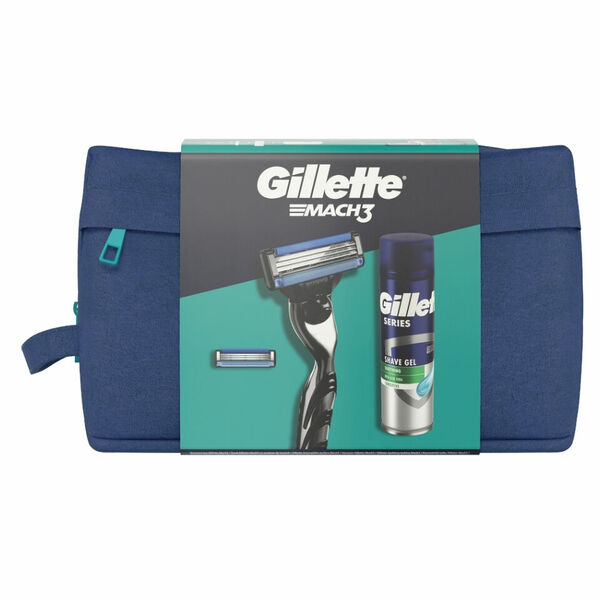 GILLETTTE Mach3 Strojek + gel 200 ml Dárkové balení porovnat ceny