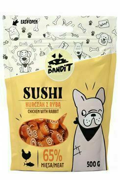 Vetexpert Mr.bandit Pochoutka Sushi Kuře A Ryba 500g porovnat ceny