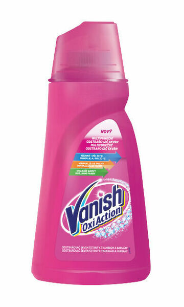 Vanish Oxi action Tekutý odstraňovač skvrn 1l porovnat ceny