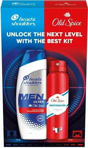 Dárková sada Head & Shoulders šampon Men ultra + Old Spice Whitewater deodorant porovnat ceny