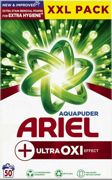 Ariel Extra Clean Power, prací prášek (50 pracích dávek) 3,25kg 3.25 kg porovnat ceny