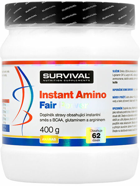 Survival Nutrition Instant Amino Fair Power ananas 400g porovnat ceny