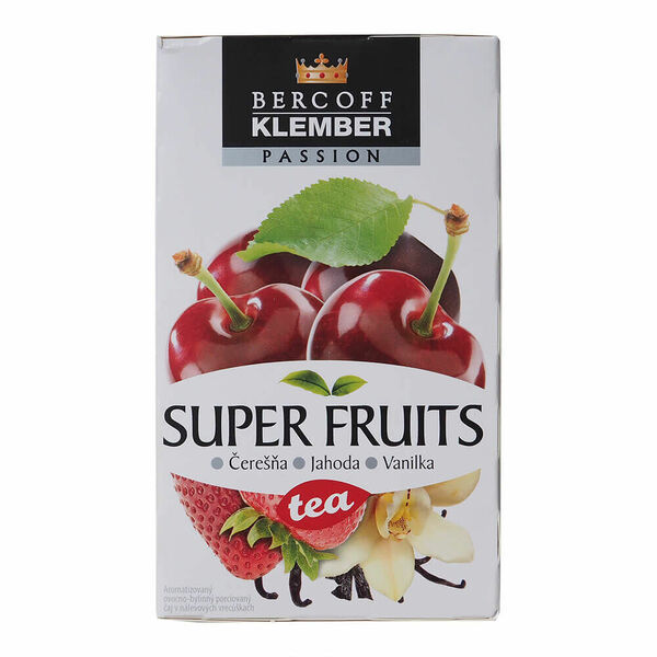 BERCOFF KLEMBER Super Fruits Třešeň jahoda vanilka 20 sáčků porovnat ceny