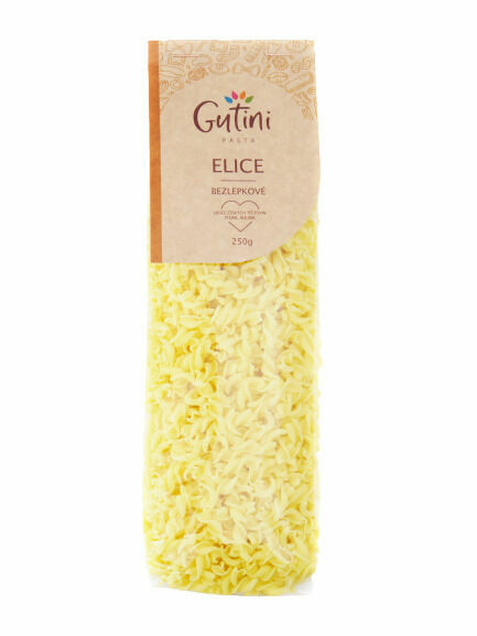 Gutini Elice bezlepkové těstoviny bez kukuřičné mouky 250 g porovnat ceny