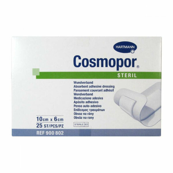 COSMOPOR Rychloobvaz sterilní 10 x 6 cm 25 kusů porovnání ceny