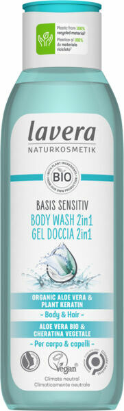Lavera Basis sensitiv sprchový gel na tělo a vlasy s neutrální přírodní vůní 2v1 250 ml porovnat ceny