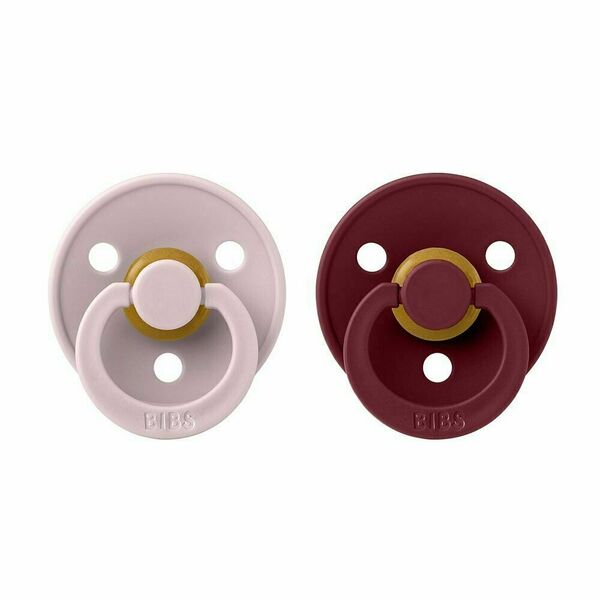 Bibs Colour Dudlíky z přírodního kaučuku - velikost 1, Pink Plum/Elderbery 2 ks porovnat ceny