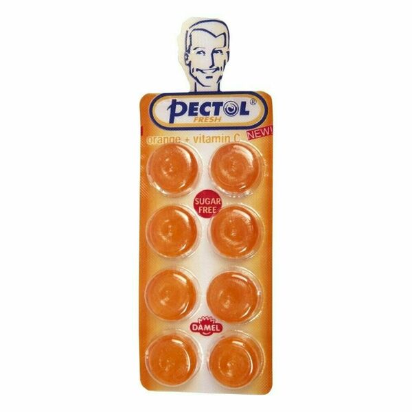 PECTOL Pomerančový drops s vitaminem C v blistru porovnat ceny