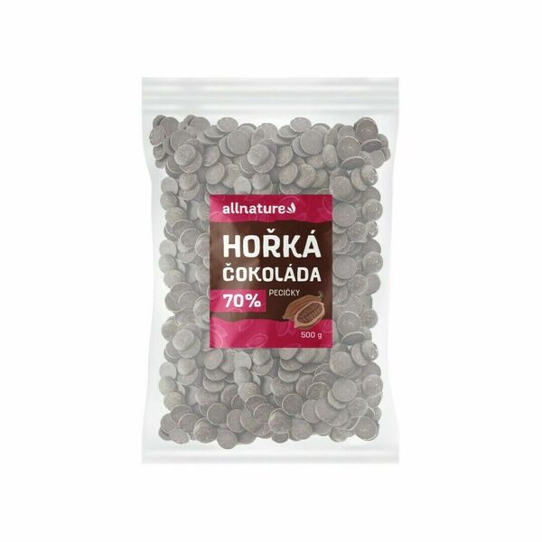 Allnature Hořká čokoláda 70% 500g porovnat ceny