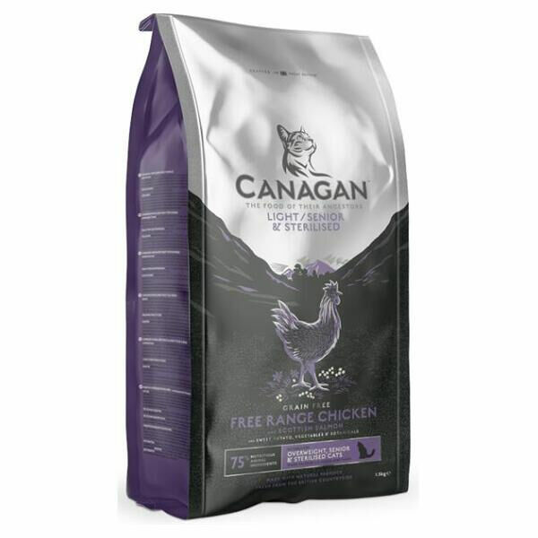 CANAGAN Light/senior & sterilised granule pro kočky 1,5 kg porovnat ceny