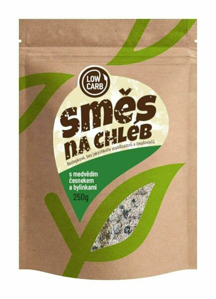 MKM pack Low carb směs na chléb s medvědím česnekem a bylinkami 250g porovnat ceny