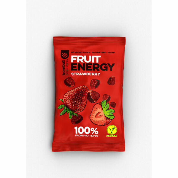 BOMBUS Fruit energy strawberry gummies 35 g porovnat ceny