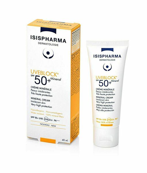 ISISPHARMA UVEBLOCK Mineral Cream SPF50+ 40 ml porovnat ceny
