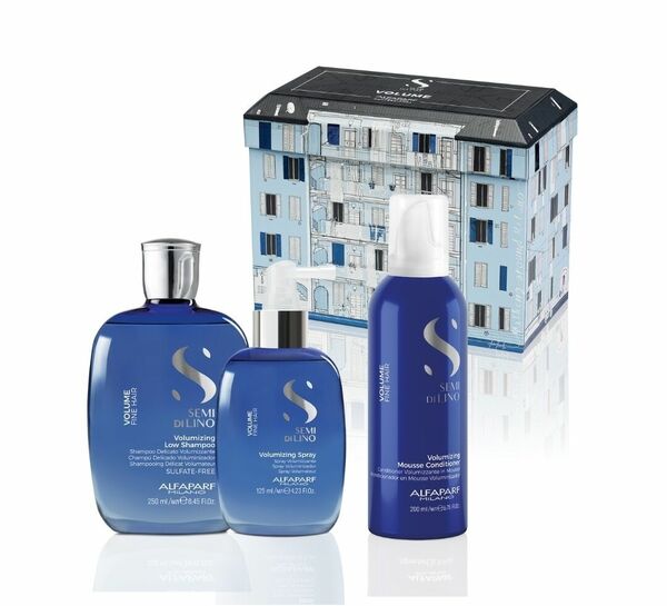 Alfaparf Milano Semi di Lino Volume Holiday set pro objem vlasů porovnat ceny