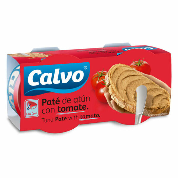 CALVO Tuňákové paté s rajčaty 2 x 75 g porovnat ceny