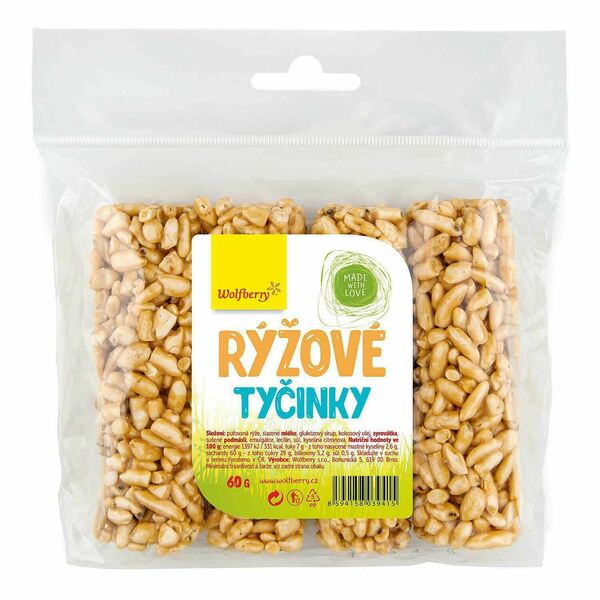 Wolfberry Rýžové tyčinky 4ks/cca 62g porovnat ceny