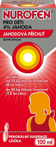 Nurofen pro děti 4% 40mg/ml Jahodová příchuť 100ml porovnat ceny