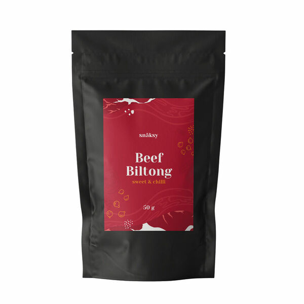Snӓksy Hovězí Biltong sweet & chilli 50 g porovnat ceny
