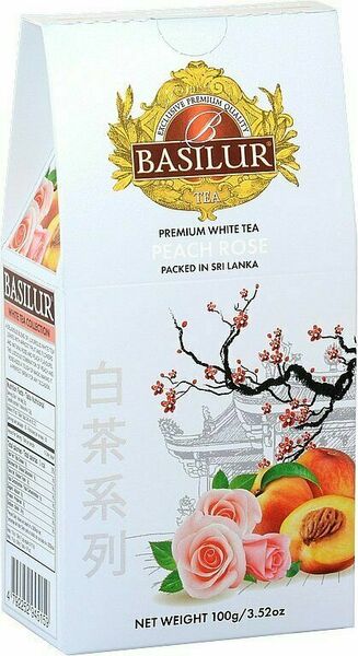 Basilur White Tea Peach Rose papír 100 g porovnat ceny