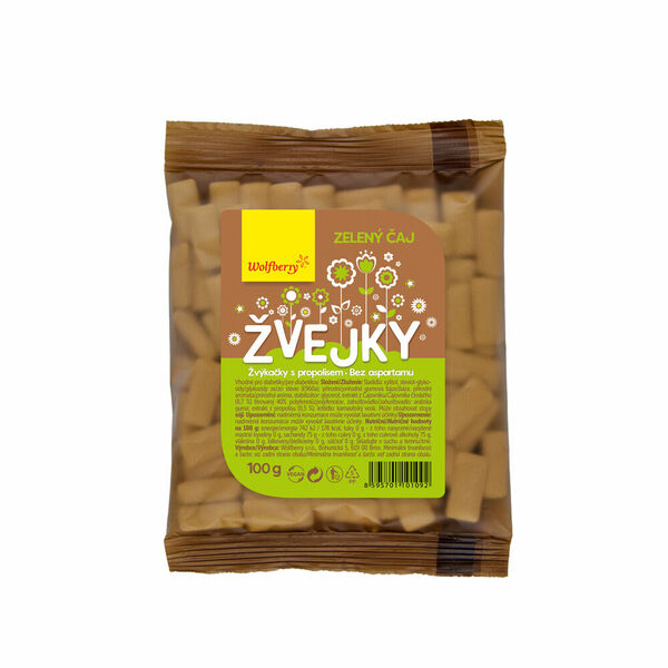 WOLFBERRY Žvejky s propolisem a zelený čaj 70 kusů porovnat ceny